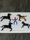 Grandpas Junk Drawer Lot Collectibles Vtg Antiques Toys Figures Glass Stirs