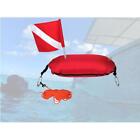 Deluxe Spearfishing   Buoy Snorkeling Diving Scuba Dive Flag Orange