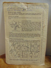 Vtg Simplicity Press On Transfer Pattern  4512 Bird Angel Cat Rabbit Train Cowbo