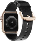 Nomad Modern Strap For Apple Watch 40mm 38mm   Black Leather   Gold Hardware