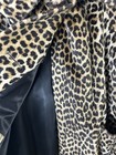 Vintage 1970   s Cheetah Jacket Women   s Brown Faux Fire Animal Print 