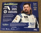 Nascar Xfinity Driver  11 Josh Williams Alloy Autographed Postcard