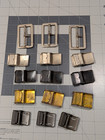 Antique Military Belt Buckle Hardware Lot Waterbury Buckle Co 1912 Patent 15 Pc