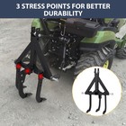 3-point Quick Hitch Tractors Steel Furrowing Plow Middle Buster For Category 0 1