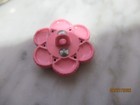 Chanel 4 Buttons  20mm  White Tone  Pink   This Is For 4