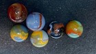 Vintage Lot Peltier Marbles Some Htf 19 32   -5 8    Nm-nm      A Free Marble 