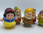 Fisher Price Little People Disney Snow White   7 Dwarfs Figure Lot 8 Figures