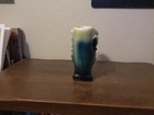 Vintage Royal Copley Pottery Green Ceramic Vase Planter Ribbon And Bow