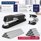 Metal Stapler Heavy Duty 50 Sheet Capacity With 1750 Staples And Staple Remover 