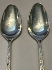 1847 Rogers Bros Silver Lace International 1968 Silverplate Soup Spoon Set Of 2