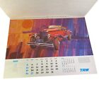 Trw 1974 Large Calendar With D  Brown Art On Every Page  23x18  Vintage