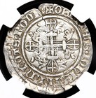 Crusaders  Knights Of Rhodes  Raymond Berenger  1365-1374  Silver  Ngc Au53