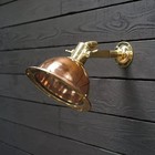 Nautical Marine Antique Fixture Copper   Brass Ceiling Light Ship Cargo Light