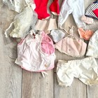 Vintage Mixed Lot Of Doll Clothes Outfits Damaged As Is