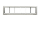 Double Pane Transom Window 72  X 12  White Fl  Approved Argon Gas Low E Dp50
