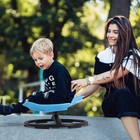 Happymaty Swivel Chair Sensory Toy Kids Spinning  Autism  Improve Balance Max 22