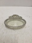 Matson Soap Dish W glass Insert Style  k771 Ormolu Oval Shape 2 Pieces Vintage