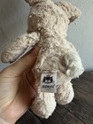 Jellycat Beige Bunny Plush Stuffed Animal  Small 6-14 In  Washable  Retired