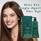 Single Dose Plant Hair Dye Mild Formula Long Lasting Semi-permanent Hair Color