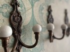 Antique Vintage Bronze Metal Wall Cast Iron Wall Hook Coat Hook Wreath Hanger