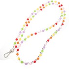 Beaded Phone Lanyard Strap Beaded Phone Charm Chain Kawaii Bracelet Keychain