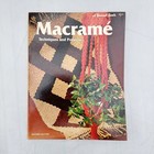 Vintage Macrame Sunset Book   Macrame Pattern Guides  Retro Crafts