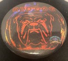 Pinback Button Pin Red Dog Beer Jacket Shirt Uniform