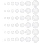7 Sizes 6mm 8mm 10mm 12mm 16mm 20mm 25mm Clear Round Glass Cabochons D