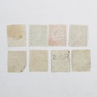 Lot Of 8 British Postage Revenue Stamps Used King George V Vi Queen Elizabeth Ii