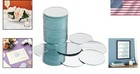 60-pack Craft Mirrors Bulk - 2-inch Round Glass Tiles