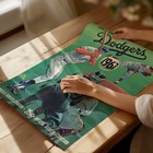 Vintage Baseball Wall Art Poster - Los Angeles Dodgers 1961 Home Decor