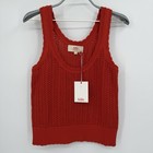 Kilte Collection Matching Set Hailey Crochet Tank   Alex Shorts Cherry Red 1 s