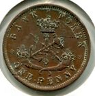 Upper Canada 1852 Penny Token Br-719 221-719 Circulated