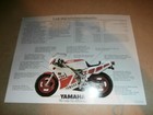 Vintage  1980 s Yamaha Motorcycle  Brochure Ysr50