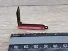 Vintage Cracker Jack Miniature Pocket Pen Knife Pendant Charm Red Handle Prize