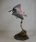 Violet-green Swallow Original Bird Wood Carving