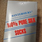 Vintage Wintersilks 100  Silk Socks Medium White 005 White Pine Co  Ltd