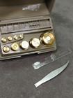 Ohaus 9 Pc Brass Metric Weight Calibration Set In Box  Sto-a-weigh 100g