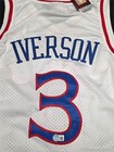 Allen Iverson Signed Mitchell   Ness Swingman 76ers Jersey Autograph Beckett Bas