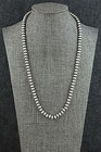 Sterling Silver Navajo Pearl Necklace 20  - Bryannen Halwood