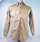 Korean War 1950   s U s Army Wool Field Ike Jacket   Dress Shirt W patches  38s