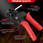 Metal Cable Tie Gun Kit zip Tie Tool With 150pc 11 8  Stainless Steel Cable Ties
