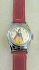 Rare Disney Collectible 1950s Vintage Snow White Us Time Wristwatch Hand Wind