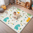 Baby Play Mat 50x50 Soft Crawling Activity Floor Mat Animal Washable
