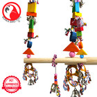 Bonka Bird Toys 2160 Medium Spindle Swing Activity Playground Parrot Cage Toy