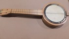 Antique 1920-30s La Pacifica Banjoleue Needs Overhaulnice Project Or Wall Art