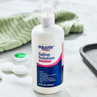 2-pack Equate Saline Solution For Sensitive Eyes 12oz   Contact Lens Care