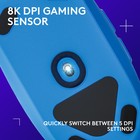 Logitech - G203 Lightsync Wired Optical Gaming Mouse With 8 000 Dpi Sensor -    