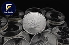 2025 Lot Of  10  1 Oz Canadian Maple Leaf Silver Coins Brilliant Uncirculated Us