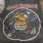 Iron Maiden World Piece Vintage Sleeveless Concert Tour Shirt 1983